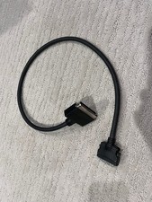 3 foot generic SCSI cable SCSI2 to Centronics 50 pin, black, used