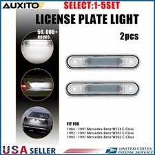 For Mercedes-Benz E-Class W124 C-Class W202 License Plate LED Light White 2-10X