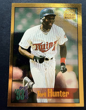 Score 1994 Gold Rush Torii Hunter Rookie Minnesota Twins Baseball Card #640. rookie card picture