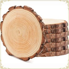 Holzscheiben 1- 4 Stück 25 cm Baumscheiben Unbehandelte, Baumstamm Scheiben Deko