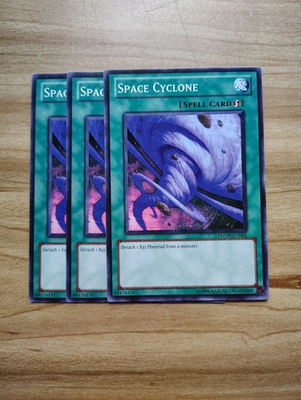 #ad Yu Gi Oh Space Cyclone 3X Full Playset $3.00