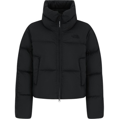 The North Face White Label Series Stand Collar Short Zip Long Sleeve Down Jacket