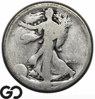 1921-D Walking Liberty Half Dollar, Lower Mintage Key Date