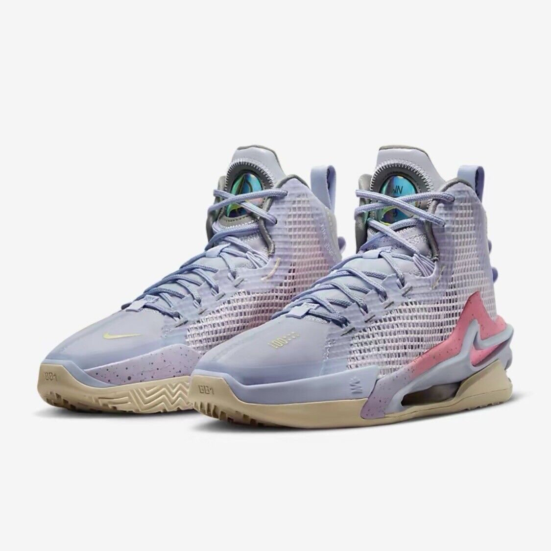 Nike Air Zoom GT Jump Lilac Purple Basketball Shoes Mens Nike Air Zoom GT Jump Lilac Purple Basketball Shoes Mens