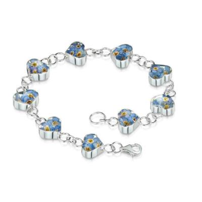 Vergissmeinnicht Armband FBR02 Sterling Silber von Shrieking Violet