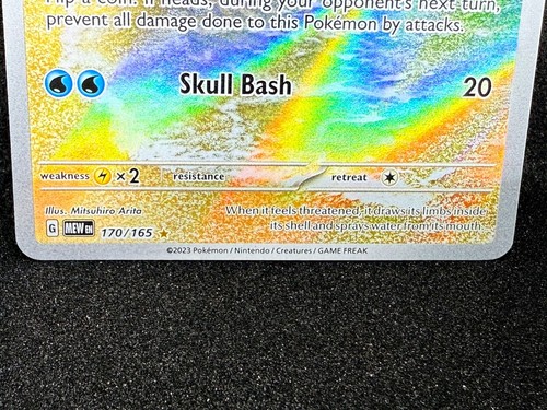 Pokémon TCG - Squirtle 170/165 - Full Art Englisch NM - Bild 4 von 6