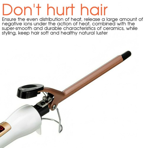 9mm 220V Curling Iron Ceramic Curling Wand Thin Hair Curler Styling Beauty AU - Picture 6 of 12