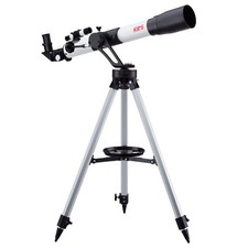 AMSCOPE 35x-350X 700x60mm Telescope for Kids Beginners Refractor w/ Tripod