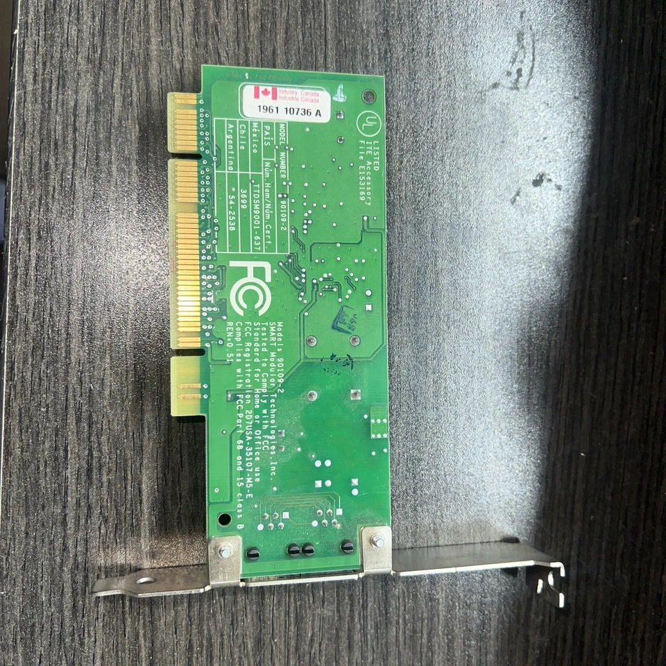 Technologies 56k PCI Modem Model 90109-2 (Agere 1648c Chipset) (G4) - Image 3 of 3