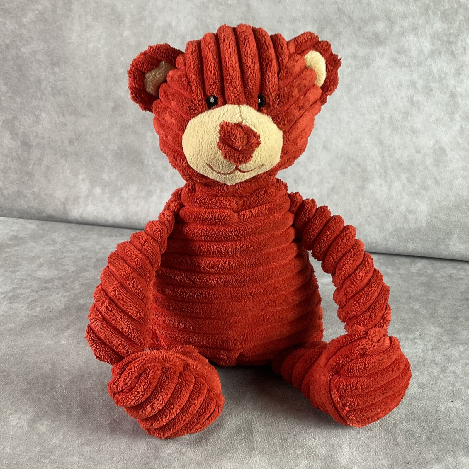 Unipak Hugs and Kisses Red Kordy Bear Plush Stuffed Animal Toy - 12