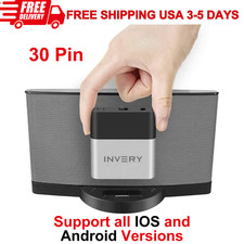 DockLinQ Bluetooth 5.0 Adapter Receiver for Bose Sounddock and 30 pin iPod