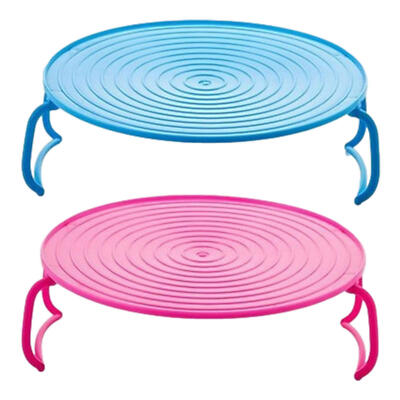 Mikrowellenplatte Stapler Dampfblech Praktisch Tischmatte Deckel Platte Abdeckung Backen