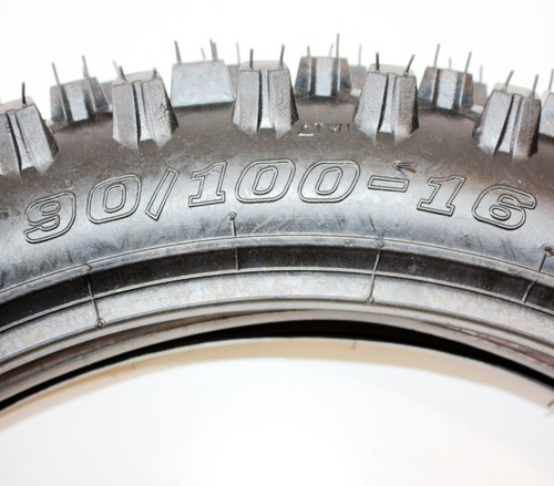 90/100 - 16 16" Inch Rear Back Knobby Tyre Tire + Tube PIT PRO Trail Dirt Bike - Picture 4 of 5