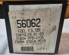 Chrysler Fuel Filter 56062 2.5 3 3.3L  91-93 Puro PFC-4705 Fram G7018 7019
