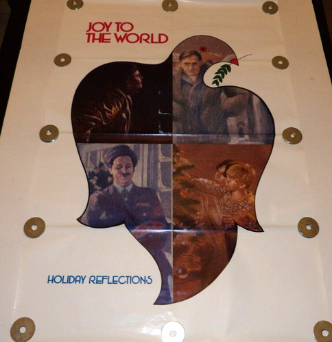 "JOY TO THE WORLD" VINTAGE 27X41 POSTER ONE SHEET HOLIDAY REFLECTIONS