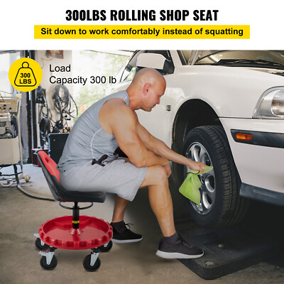 Seat Dewalt Stool With Wheels Mechanic Stool VEVOR Rolling