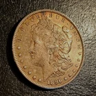 1896 Morgan Silver Dollar, Lovely Dark Golden Toning Both Sides, Very High Grade