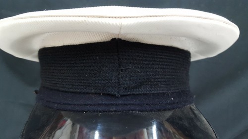 Lot of 4 White Blue & Black Military Police Official Costume Reenactment Hats - Picture 3 of 8