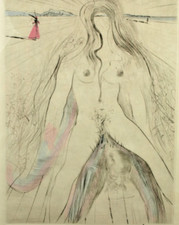 Salvador Dali Erotic Engraving Venus with Furs Sacher Masoch Surrealism