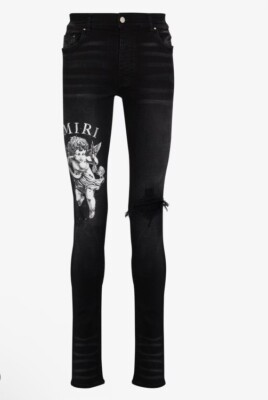 パンツ AMIRI Cherub Jean Aged Black MDS117 Black Amiri Cherub jeans size 34 | eBay