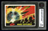 1962 MARS ATTACKS #54 MARS EXPLODES KSA 8 EXTRAORDINARY HIG