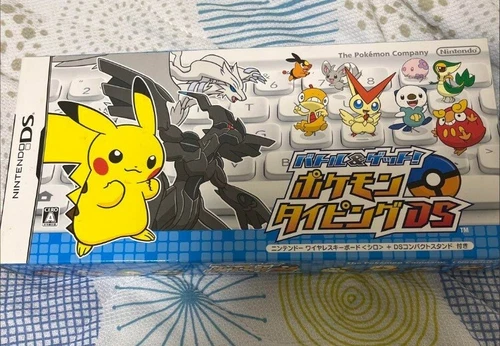 Battle & Get! Pokemon Typing DS Nintendo DS White Used Japan Boxed Tested 2011