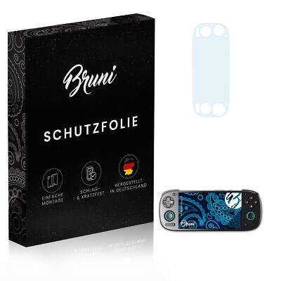 Bruni 2x Folie für Retroid Pocket 5 Schutzfolie Displayschutzfolie