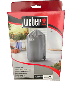 Weber 7175 Grill-Abdeckhaube Holzkohlegrills mit einem Durchmesser von 47cm grau