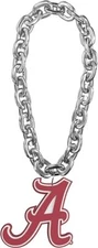 Alabama Crimson Tide NCAA Fan Chain Necklace Foam 4 Colors!