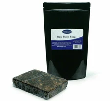 Raw African Black Soap Bar 1 lb / 16 oz - 100% Natural Premium Organic Unrefined
