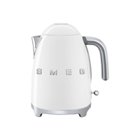 Smeg KLF03WHEU Elektrischer Wasserkocher Weiß, Anti-Rutsch-FüßE, Leistung 2400 W