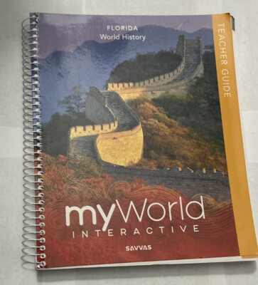 Florida World History Teacher Guide My World Interactive  Very Good