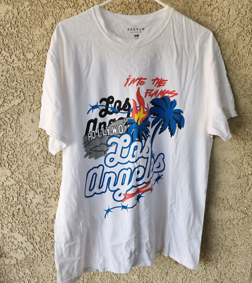 Pacsun Men's T-Shirt Hollywood Los Angeles 