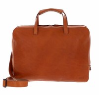 Jost Futura Business Bag Laptoptasche UmhäNgetasche Tasche Cognac Braun Neu