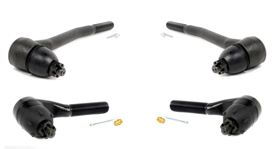 ¡NUEVO! Mustang 1967-1969 Kit de dirección Tie Rods interior y exterior y juego de mangas 6 Foto 2 de 4