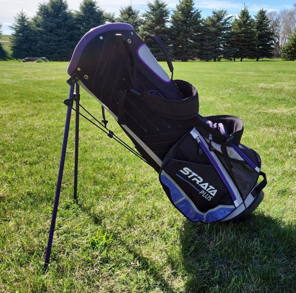 Callaway Golf - キャロウェイ　ストラータキャリーバッグ Callaway Strata Plus 7-Way Golf Stand Carry Bag - Black