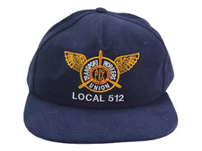 Local 512 Transport Workers union embroidered Mesh hat cap adjustable Navy