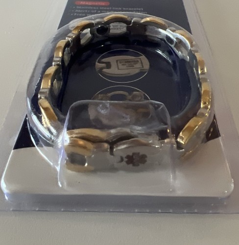 Walgreens medizinisches Ausweisarmband für Damen Diabetiker magnetisch groß/extra passt 8 Zoll Handgelenk - Bild 3 von 8