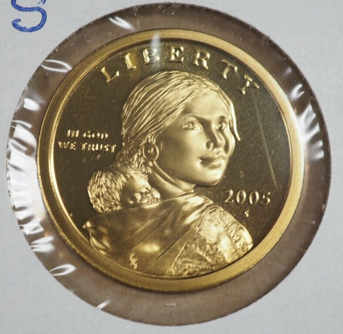 2005 S PROOF SACAGAWEA DOLLAR - KOSTENLOSER VERSAND!