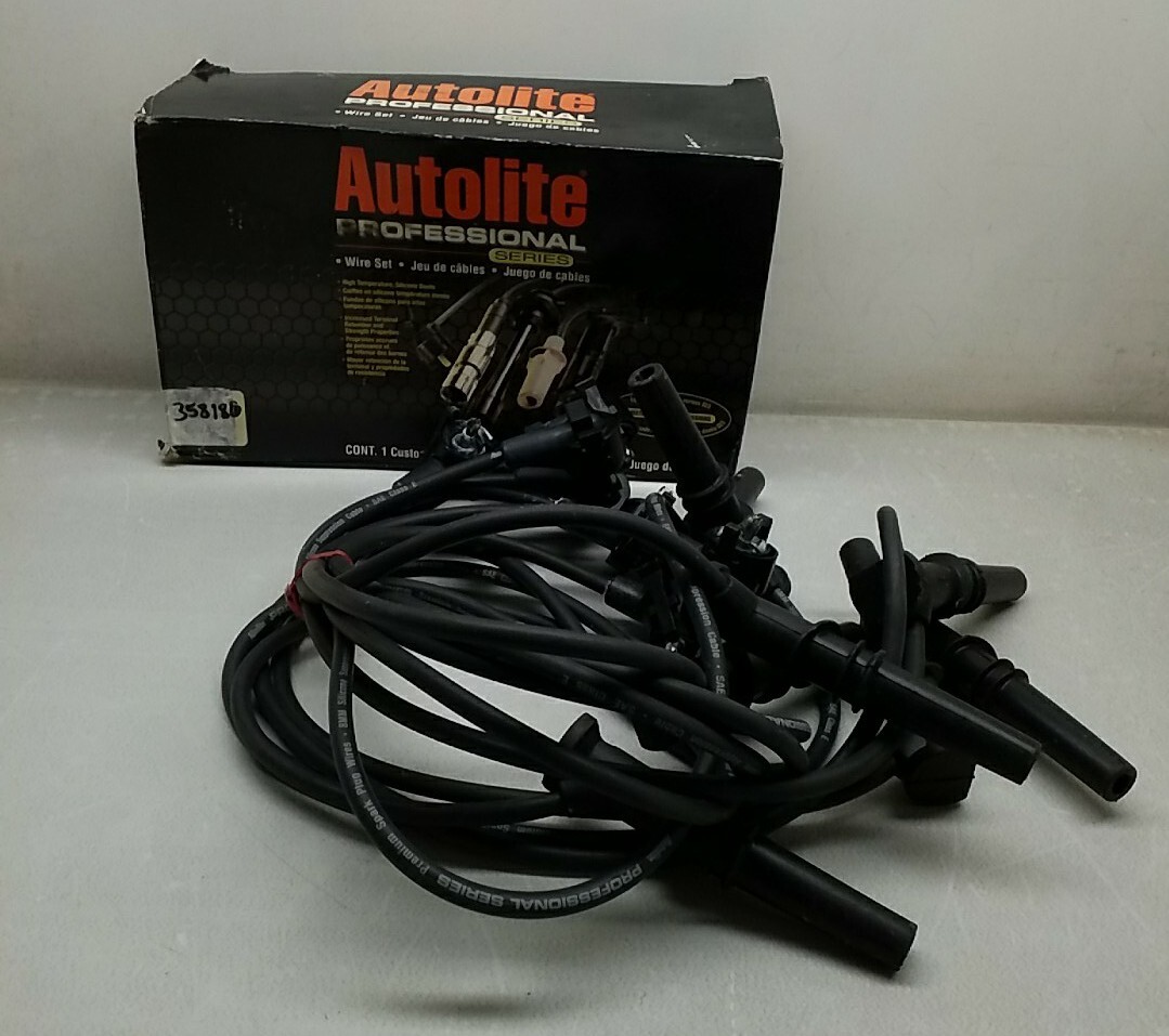 358186 Autolite Professional Series Ignition Spark Plug Wire Set 700796