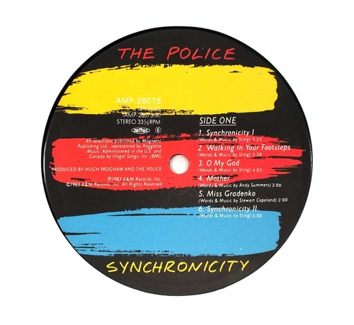 THE POLICE "Synchronicity" / VERY CLEAN 1983 JAPAN original with OBI & insert - Picture 5 of 7