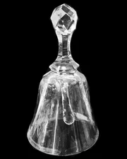 DINNER BELL by Baccart 6.25" tall NEW NEVER SOLD made in France IN ORIGINAL BOX