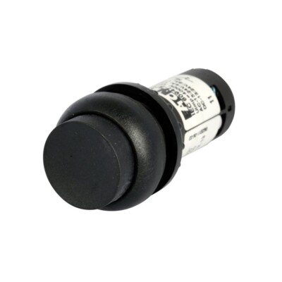 Eaton C22S-DRH-S-K02 Black Pushbutton, Maintained 2NO, Non-Illuminated, New
