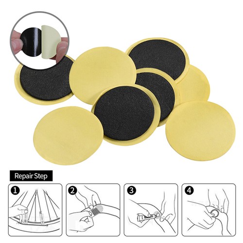 UK 20X Glueless Bicycle Cycling Bike Tire Tyre Tube Puncture Patches Repair Kit - Picture 4 of 8