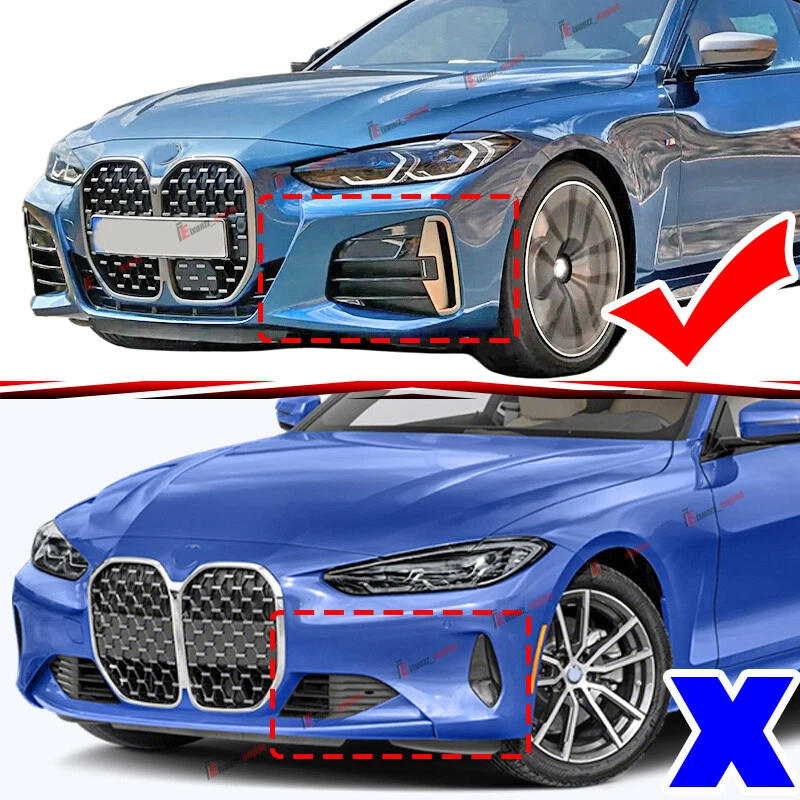 Глянцевая черная передняя решетка для BMW 4 серии G22 G23 430i M440i 2021-2024 CLS - Изображение 3 из 4