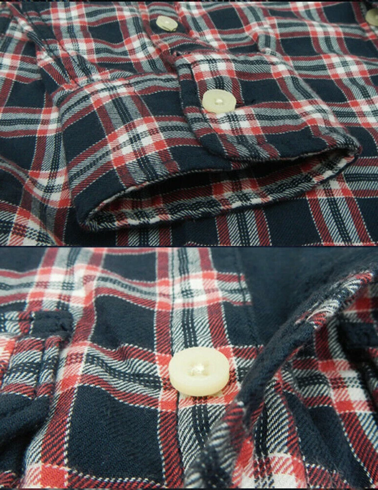 Camisa Para Hombres CALI HOLI Algodón Suave Cuadros Manga Larga Multicolor Foto 2 de 3