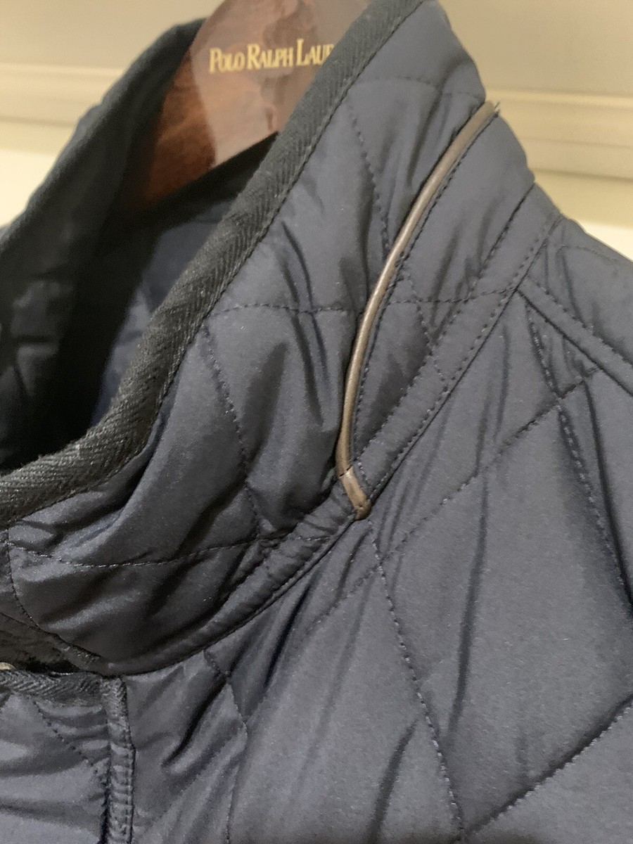 Polo Ralph Lauren Men Quilted Field Jacket Sz XXL Navy Blue