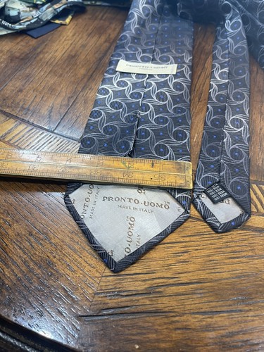 CRAVATTA PRESTO UOMO HIGH END ABITO DESIGNER SPEDIZIONE GRATUITA - Foto 4 di 4