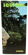 Vintage Iquitos Peru Travel Tourist Brochure Local Native People Images