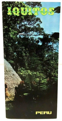 Vintage Iquitos Peru Travel Tourist Brochure Local Native People Images